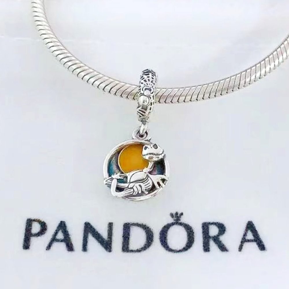 Pandora Nightmare Before Christmas Double Dangle Charm Gem